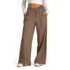 eoeioa Oversized Wide Leg Sweatpants Women Drawstring Straight Leg Sweatpants Women Elastic Low Waisted Joggers Baggy Lounge Pants Comfy Trouser Sweatpants Women with Pockets view 2