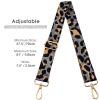 Purse Straps Replacement Crossbody Bag Straps Wide Shoulder Strap Adjustable Replacement Crossbody Straps Leopard Colors for Handbag view 2
