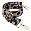 Purse Straps Replacement Crossbody Bag Straps Wide Shoulder Strap Adjustable Replacement Crossbody Straps Leopard Colors for Handbag view 3