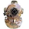 Marine Nautical Store 18" Vintage Solid Brass Copper Finish Scuba Divers Diving Helmet US Navy Mark V view 1
