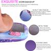 Cute Eyeglass Cases Hard Shell Storage Case Protective Box With Glasses Cloth Adjustable Glasses Strap Ear Grips Hook view 3