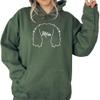 Personalized Dog Name Hoodie, Cavalier King Charles Ears in Pocket, Cavalier King Charles Dog Mom Sweatshirt, S3147 Multiple Colors view 2