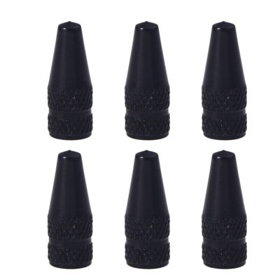 GANAZONO Stem Caps Black 12pcs Aluminum Bike Caps Aluminum Alloy for Bicycle Road Bike
