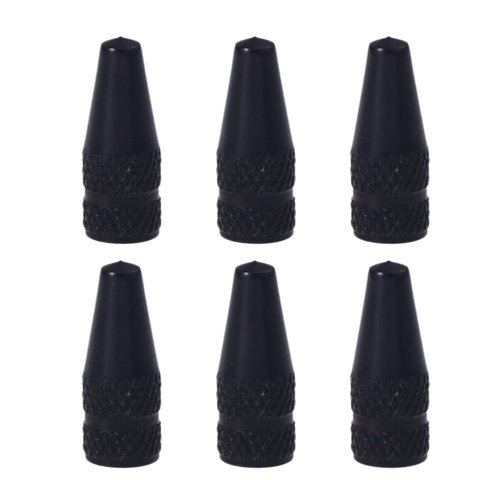 GANAZONO Stem Caps Black 12pcs Aluminum Bike Caps Aluminum Alloy for Bicycle Road Bike
