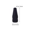 GANAZONO Stem Caps Black 12pcs Aluminum Bike Caps Aluminum Alloy for Bicycle Road Bike view 2
