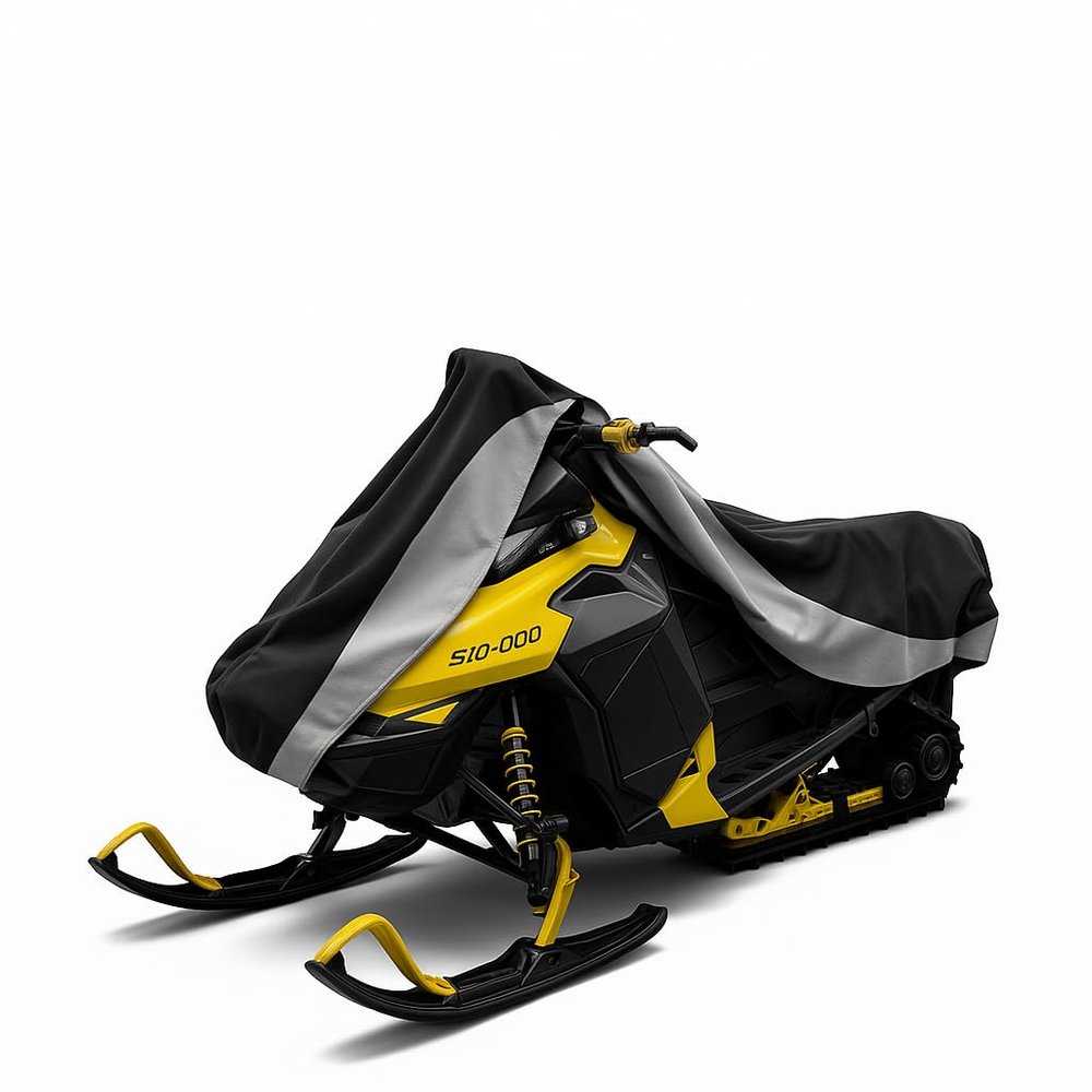 Seal Skin Covers Heavy-Duty Trailerable Snowmobile Cover, Waterproof, All-Weather Protection, Secure Straps & Breathable Vents, Universal Fit for Polaris, Skidoo, Yamaha, Up to 100" Long