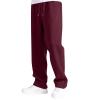 Baggy Sweatpants Men Wide Leg Sweat Pants Mens Clothing Casual Athletic Workout Straight Leg Open Bottom Sweatpants Fleece Lined Jogger with Pockets Fall Winter Clothes Wine view 3