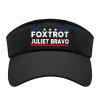 Foxtrot Juliet Bravo Hat Sun Visor Hats for Women Ponytail Hats Stylish Sports Hat view 1
