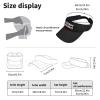 Foxtrot Juliet Bravo Hat Sun Visor Hats for Women Ponytail Hats Stylish Sports Hat view 4