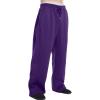 Mens Sweatpants with Pockets Baggy Sweat Pants Wide Leg Casual Athletic Workout Gym Clothes Straight Leg Open Bottom Sweatpants Fleece Lined Jogger with Pockets Winter Fall Clothing Purple view 4