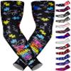Exxact Sports Compression Arm Sleeves for Men & Women, 1 Pair Performance Sleeves for Baseball, Football, Youth & Adult Sizes - (Autism, AS) view 1
