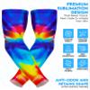 Exxact Sports Compression Arm Sleeves for Men & Women, 1 Pair Performance Sleeves for Baseball, Football, Youth & Adult Sizes - (Tie Dye, AL) view 4