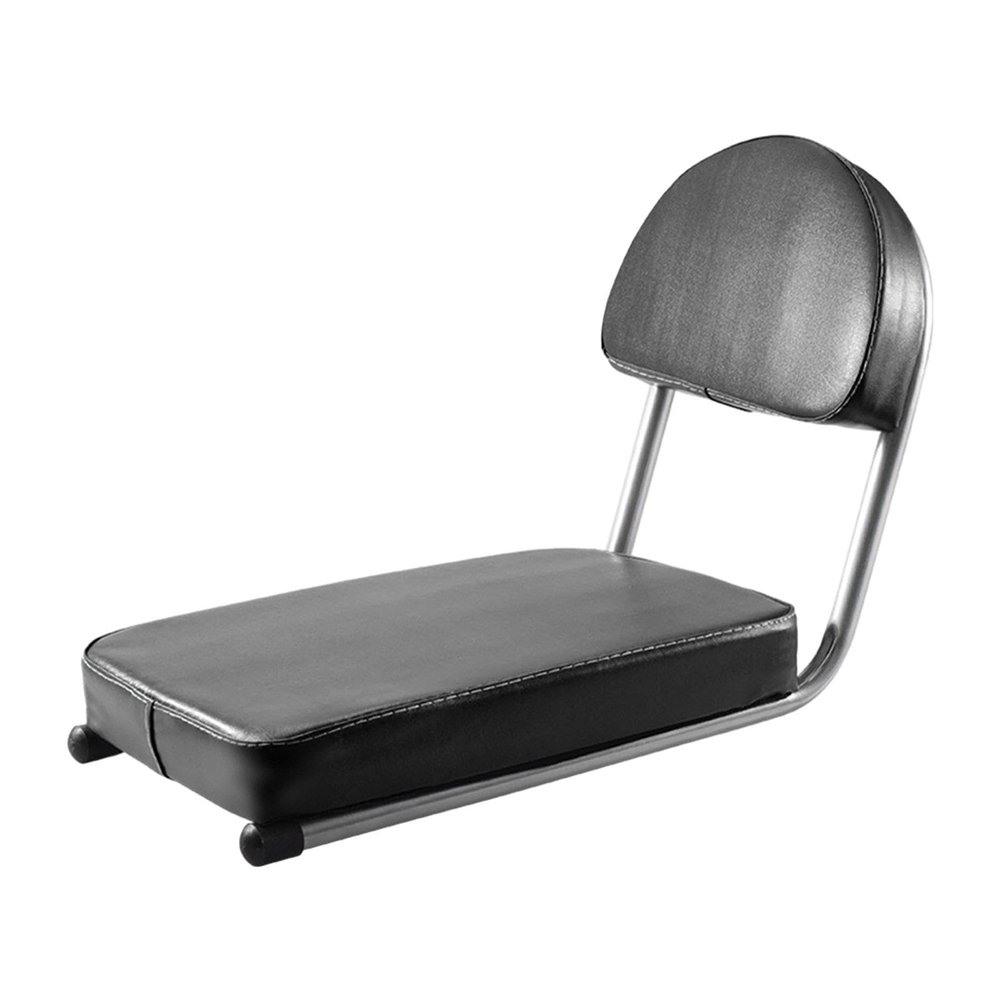 Aymzbd Bike Seat with Backrest, Bicycle Seat Cushion, Bike Rear Cushion, Bike Backrest for Riding, Black