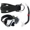 Aqualung Hero Junior Snorkeling Set - Black/White, Small/Medium view 2