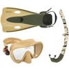 Aqualung Nabul Snorkeling Set - Sand/Camo, Small/Medium view 1