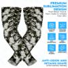 Exxact Sports Compression Arm Sleeves for Men & Women, 1 Pair Performance Sleeves for Baseball, Football, Youth & Adult Sizes - (Black Camo, AM) view 4