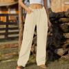 Women Cargo Pants Jeans Baggy High Waisted Wide Leg Pants Fashion Teen Girls Y2K Streetwear Pants Casual Denim Pants view 2
