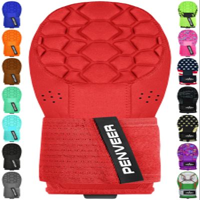 Penveer Baseball Sliding Mitt Youth & Adult, Sliding Glove for Baseball, Softball Sliding Guard, Left and Right Hands (Red, Adult)