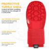 Penveer Baseball Sliding Mitt Youth & Adult, Sliding Glove for Baseball, Softball Sliding Guard, Left and Right Hands (Red, Adult) view 2