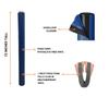 We Pad It Safety Pole Pad, 6 FT Tall, 1 Thick Foam, Weatherproof, UV-Resistant, Hook/Loop Closure, Pickleball Pole Pad view 2