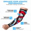 Exxact Sports Compression Arm Sleeves for Men & Women, 1 Pair Performance Sleeves for Baseball, Football, Youth & Adult Sizes - (Black Tattoo, YM) view 3