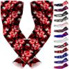 Exxact Sports Compression Arm Sleeves for Men & Women, 1 Pair Performance Sleeves for Baseball, Football, Youth & Adult Sizes - (Red Camo, YL) view 1