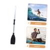WOONEKY Portable Boat Detachable Aluminum Alloy for Kayaking Fishing and Water Sports Lightweight Floating Design for Silver Black view 2