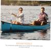 WOONEKY Portable Boat Detachable Aluminum Alloy for Kayaking Fishing and Water Sports Lightweight Floating Design for Silver Black view 3