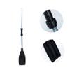 WOONEKY Portable Boat Detachable Aluminum Alloy for Kayaking Fishing and Water Sports Lightweight Floating Design for Silver Black view 4