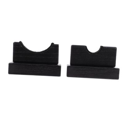 CORHAD 2pcs Bat Display Wall Mounts Bat Rack for Wall Baseball Holder Wooden Organizers Multi-use Stands