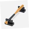 CORHAD 2pcs Bat Display Wall Mounts Bat Rack for Wall Baseball Holder Wooden Organizers Multi-use Stands view 2