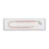 Miraculous Medal Tennis Bracelet | Orange Crystals | Catholic Jewelry | Great Religious Gift for First Holy Communion or Confirmation | Christian Wrist Accessory view 3