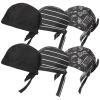 Zerodeko 6pcs Chef Toe Cap Kitchen Chef Hat Chef Hat for Women Uniform Hat for Restaurant Mens Caps Serving Hat Cap for Men Hats Has Cloth Decorate Men and Women Adjustable Cotton view 1