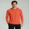 Real Essentials 3 Pack: Men's Long Sleeve Rash Guard Hoodie - SPF UV Sun Protection Workout Fishing Swim Shirts, Set 4, Large view 2