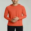 Real Essentials 3 Pack: Men's Long Sleeve Rash Guard Hoodie - SPF UV Sun Protection Workout Fishing Swim Shirts, Set 4, Large view 3