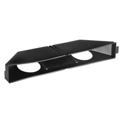212 Main 13411 Plastic Collector Box for Two 3 in. Hoses Black