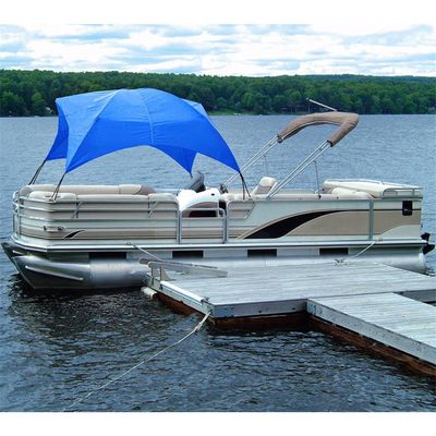 212 Main Pontoon Easy-Up Shade Top - Pacific Blue