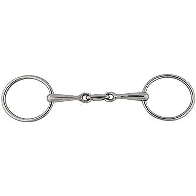 212 Main 10539-5-1-2 Horizontal Elliptical Link Snaffle Bit - 5.5 in.