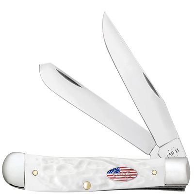 Case Cutlery CA14100: Trapper White Synthetic