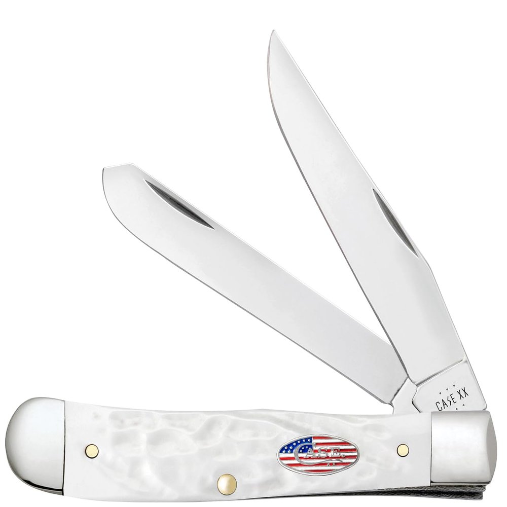 Case Cutlery CA14100: Trapper White Synthetic