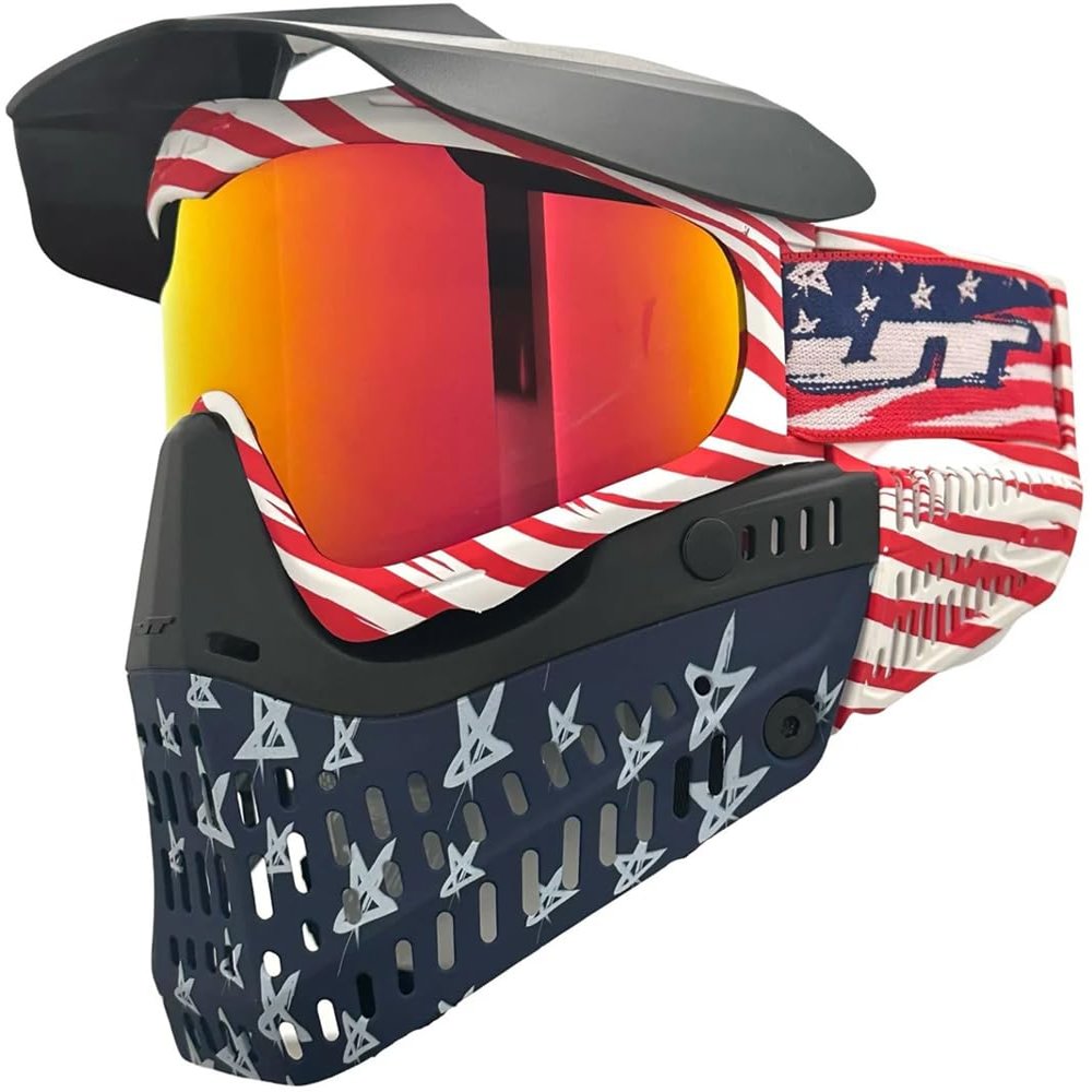Limited Edition Freedom Anniversary Paintball Goggle Mask w/Red Chromatic Thermal Lens