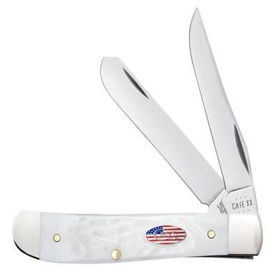Case Cutlery CA14101: Mini Trapper White Synthetic