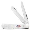 Case Cutlery CA14101: Mini Trapper White Synthetic view 1