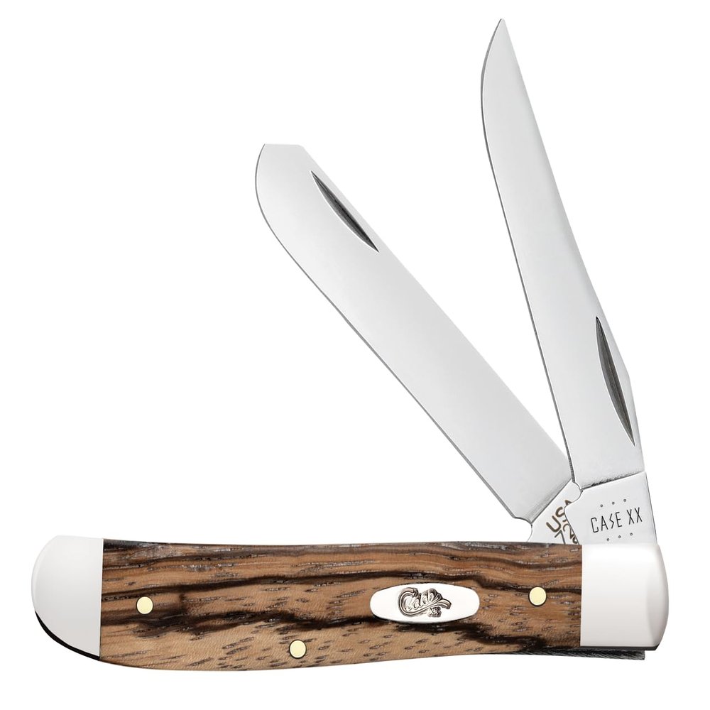 Case Cutlery CA25142: Mini Trapper Zebra Wood