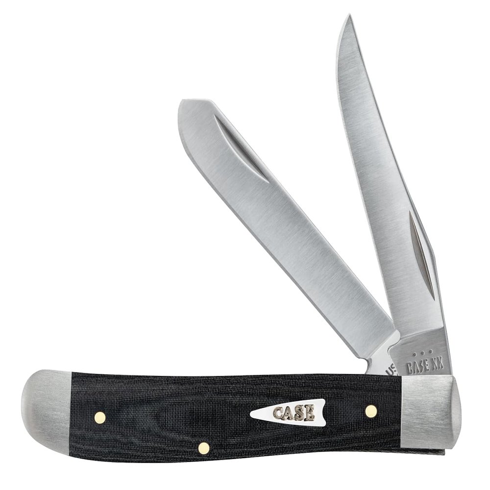 Case Cutlery CA27822: Mini Trapper Black Micarta