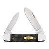 Case Cutlery CA14003: Canoe Black Curly Oak view 1