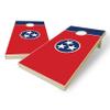 State Flag Solid Wood Regulation Cornhole Set 4 Feet x 2 Feet Includes Set of 8 Bags and Carrying Case with Optional LED Lights and Lamination (Tennessee) view 1