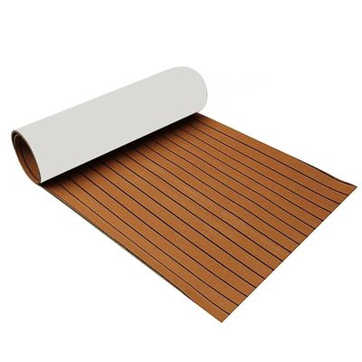 UNKOMN Marine Hardware 3Type Self-Adhesive Foam Teak Decking EVA Foam Marine Flooring Faux Boat Yacht Flooring Decking Sheet Marine Orange Vehicle Pad 120cm*240cm (Color : Orange)