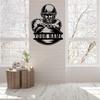 Customized rugby player metal signs, rugby sports name wall decorations, personal rugby wall signs, rugby home decor customization (Style-3) view 2