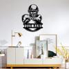 Customized rugby player metal signs, rugby sports name wall decorations, personal rugby wall signs, rugby home decor customization (Style-3) view 4